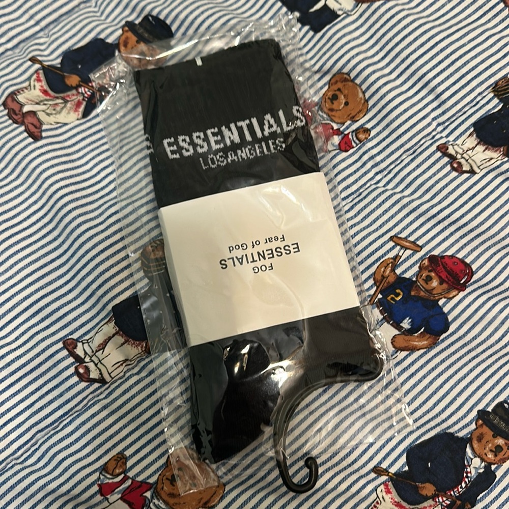 ESSENTIALS FOG Socks BLACK NEW
